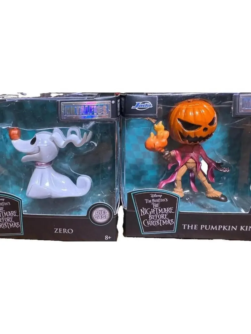 METALFIGS The Nightmare Before Christmas Figures Set Of 4 NEW Diecast Jack Sally